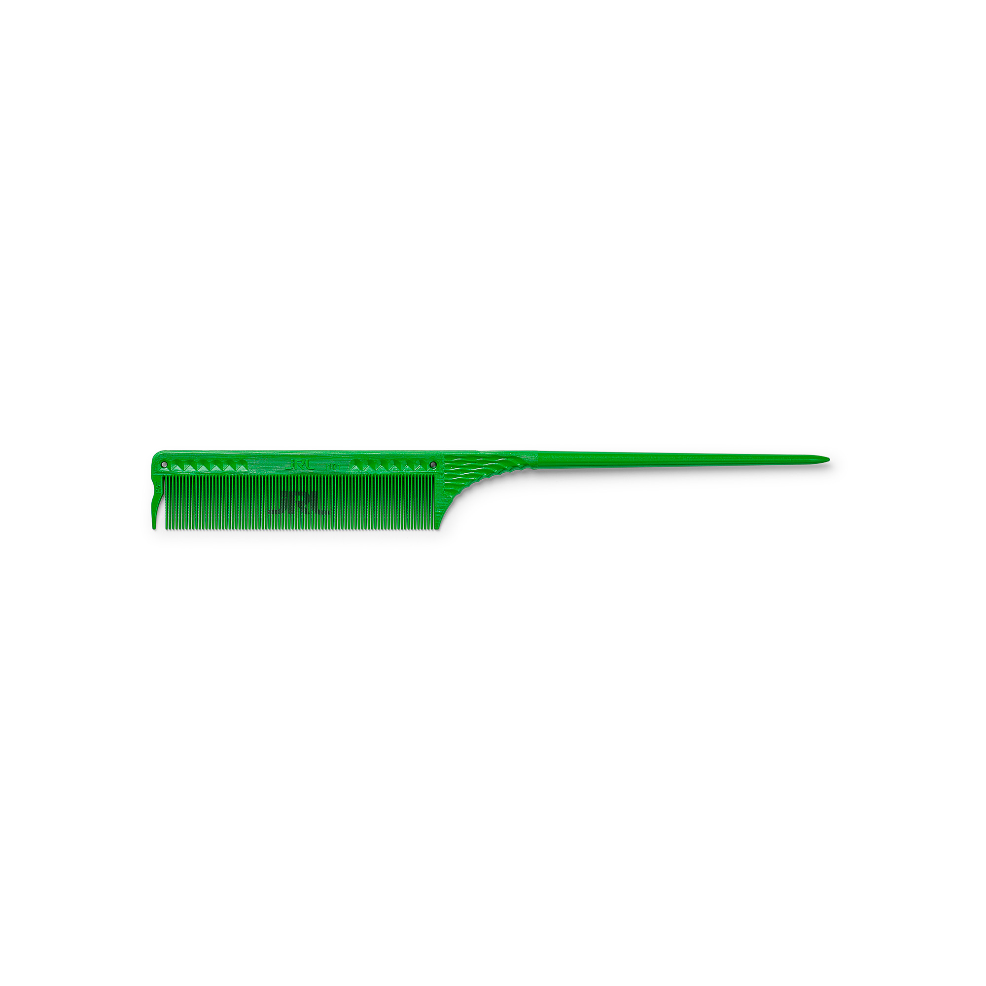 7264-JRL Fine teeth tail comb 8,5" Green