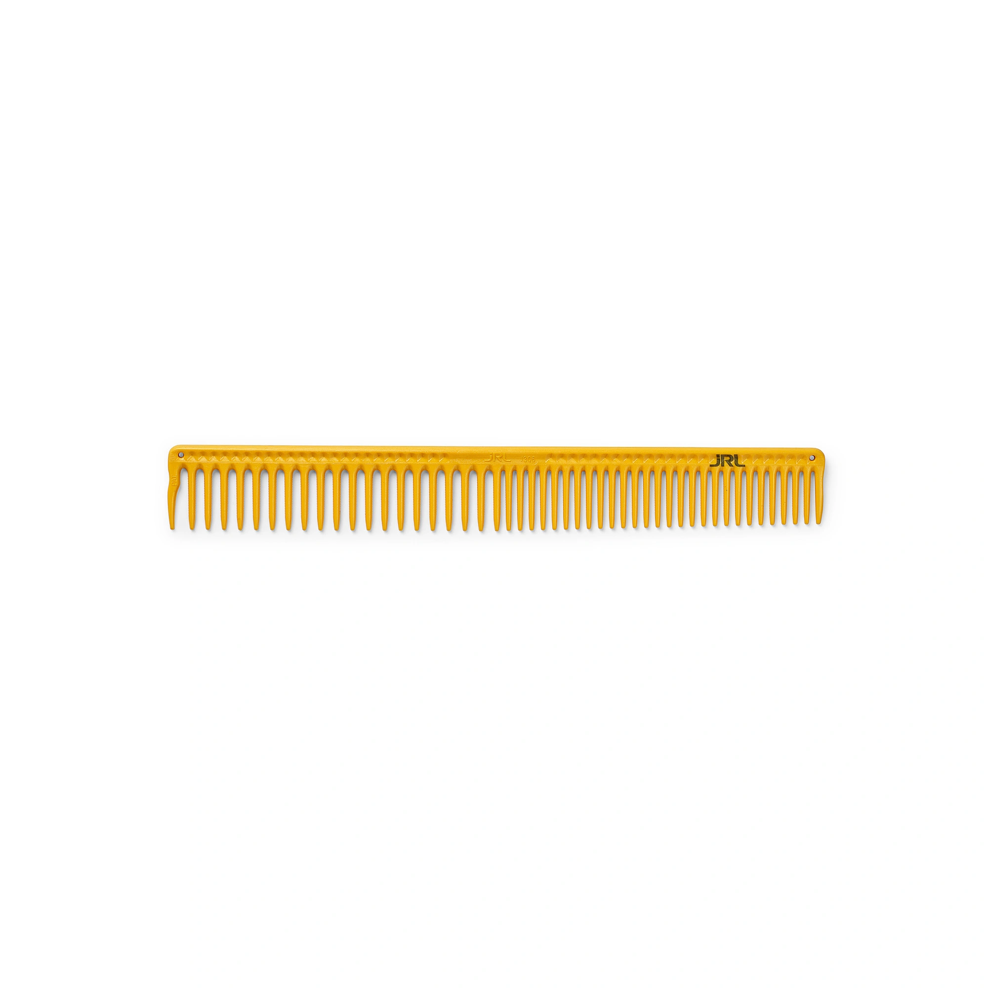 7240-JRL Long round tooth cutting comb 9" Yellow