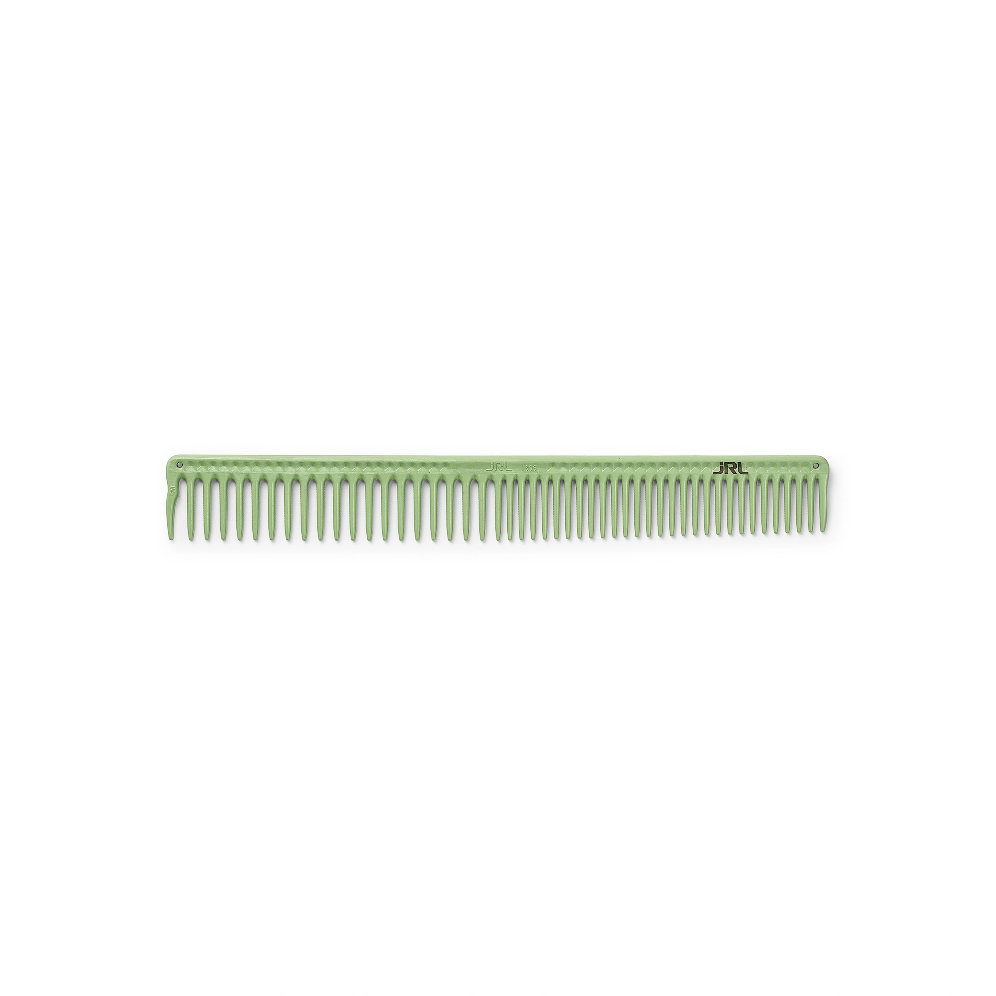 7208-JRL Long round tooth cutting comb 9" Light green