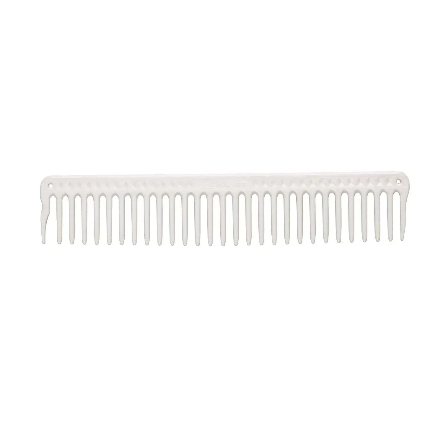 7128-JRL Cutting Comb 7.7" White