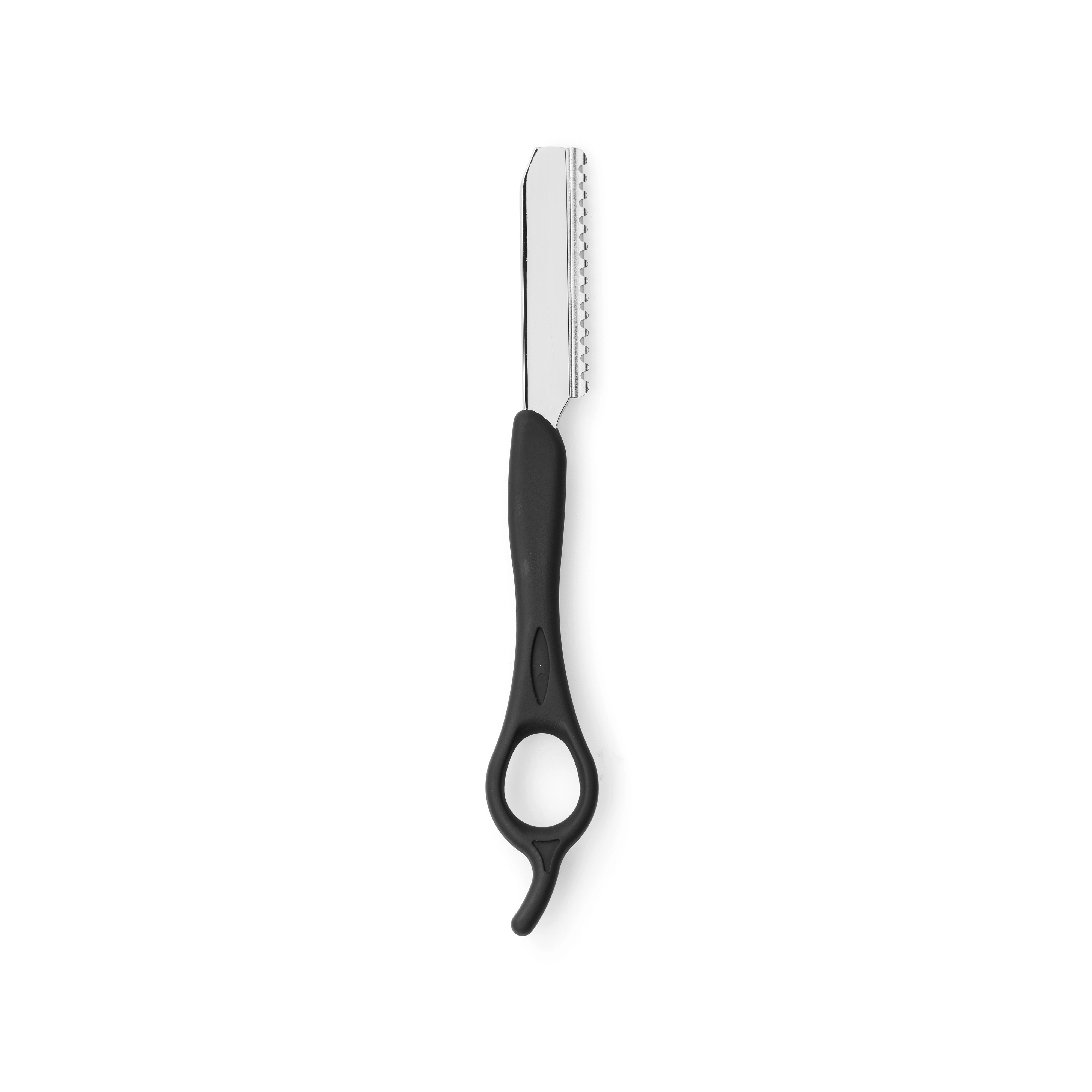 Styrofoam Razor Styling razor black rubber
