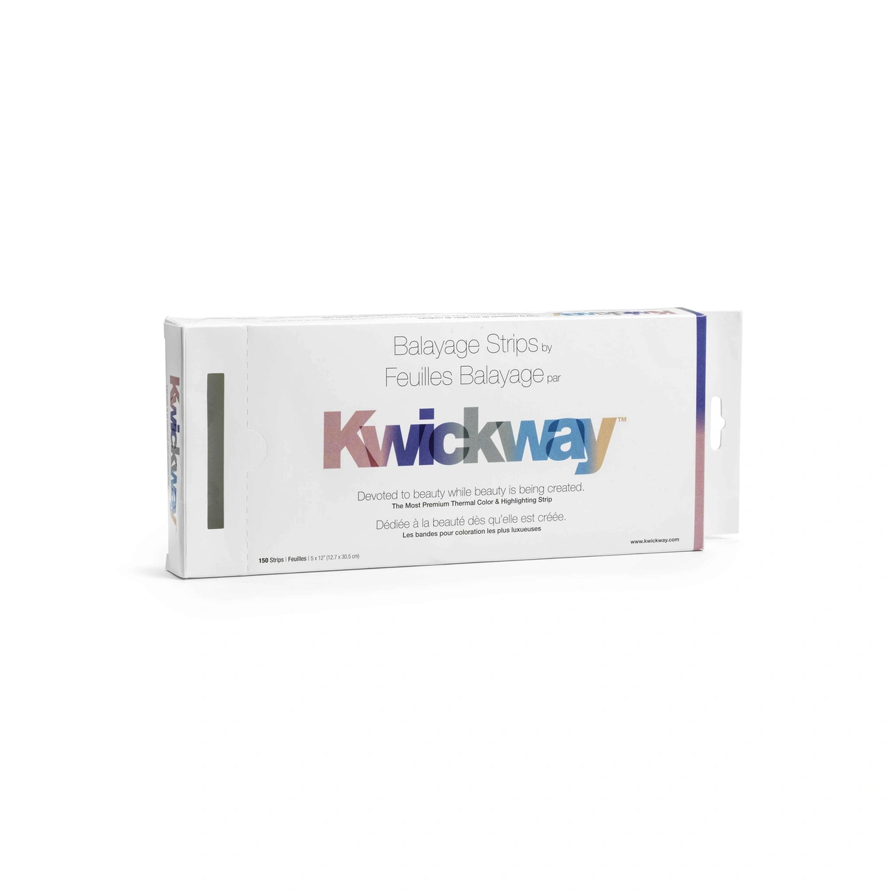 Kwickway Clear Thermal Balayage Strips - 30 cm
