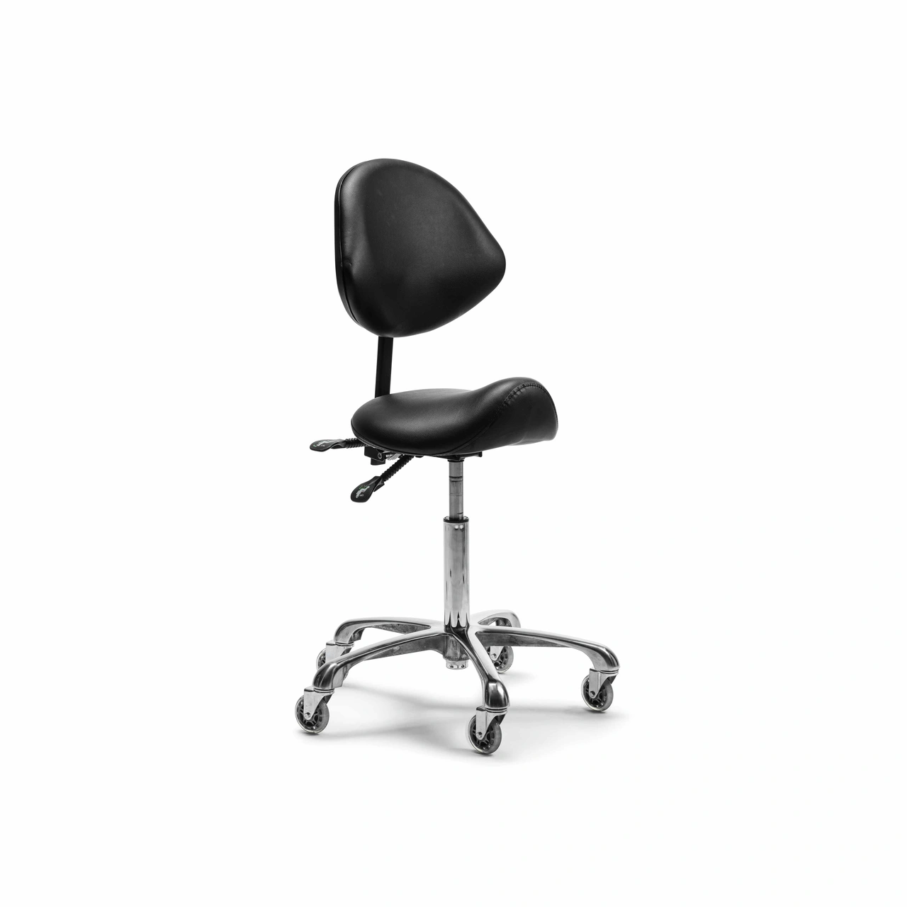 Saddle Stool with Backrest