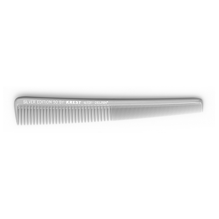 Krest 50 Silver Edition Barber Comb 7.5"