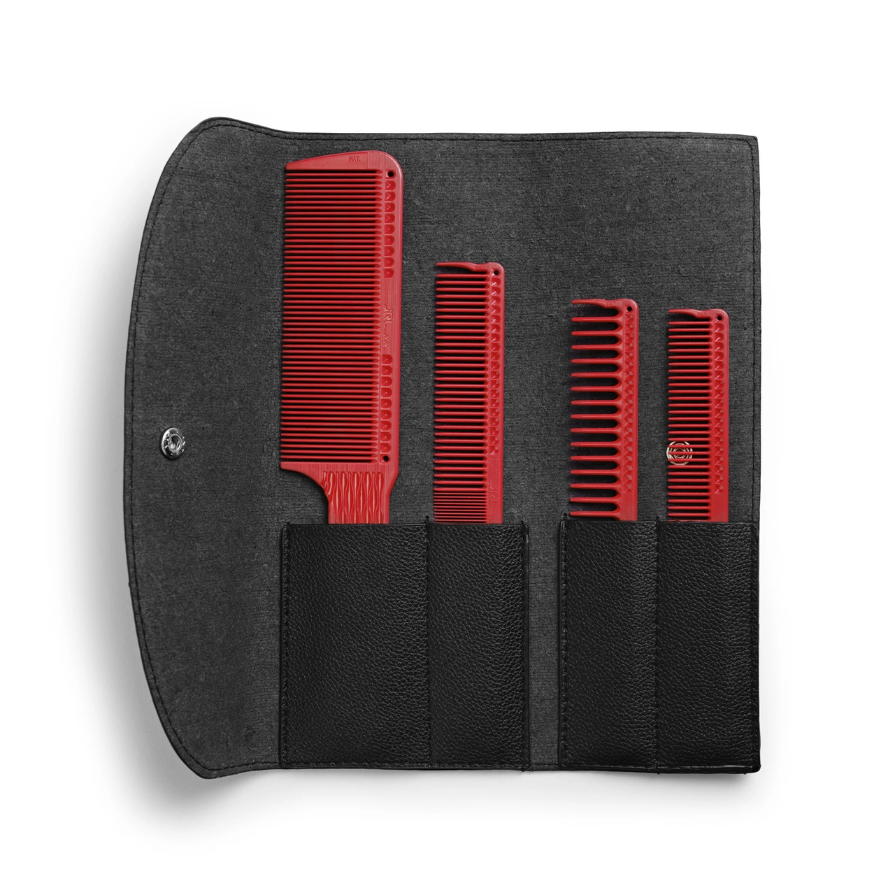 JRL Barber Comb Set - Red