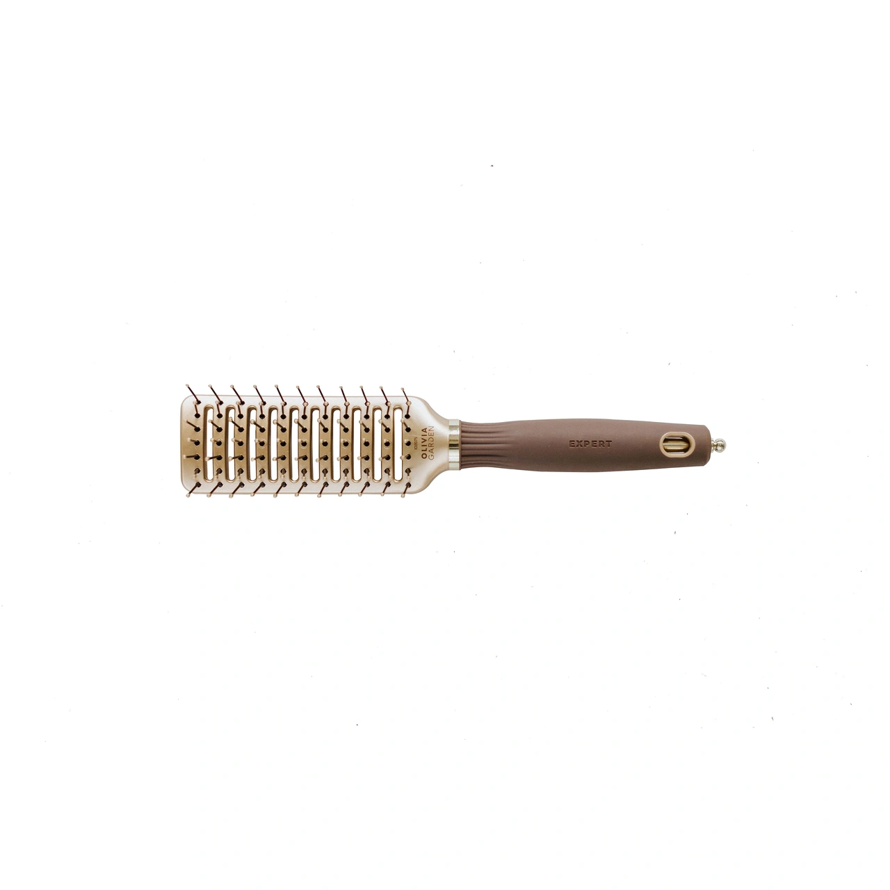 Olivia Garden Expert Style Vent - Nylon Bristles Gold & Brown
