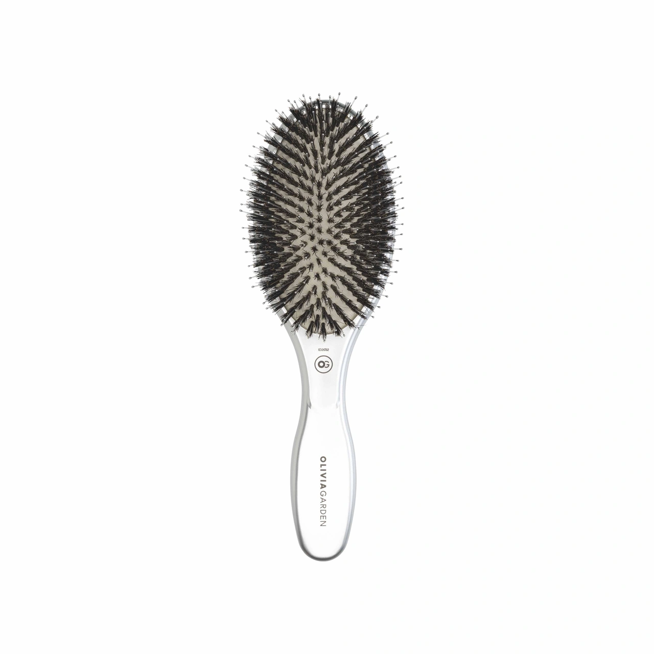 Olivia Garden Expert Care Oval - Boar & Nylon Bristles Silver