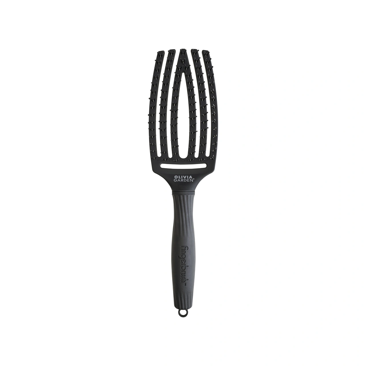 Olivia Garden Care Iconic Double Bristles Black Medium