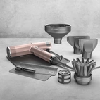 GA.MA IQ3 Perfetto Hairdryer, Rose gold
