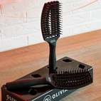 Olivia Garden Fingerbrush Combo Full Black - Small