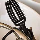 Olivia Garden Care Iconic Double Bristles Black Medium