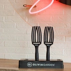 Olivia Garden Care Iconic Double Bristles Black Medium