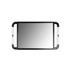 JRL Mirror Large Hand Held Mirror - Black