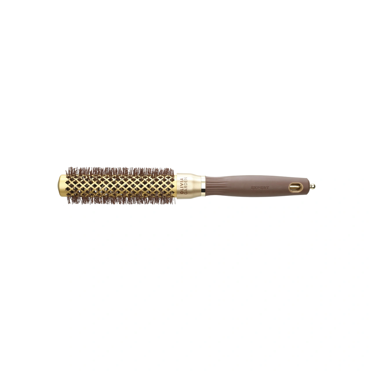 Olivia Garden Expert Blowout Speed - Wavy Bristles Gold&Brown 25