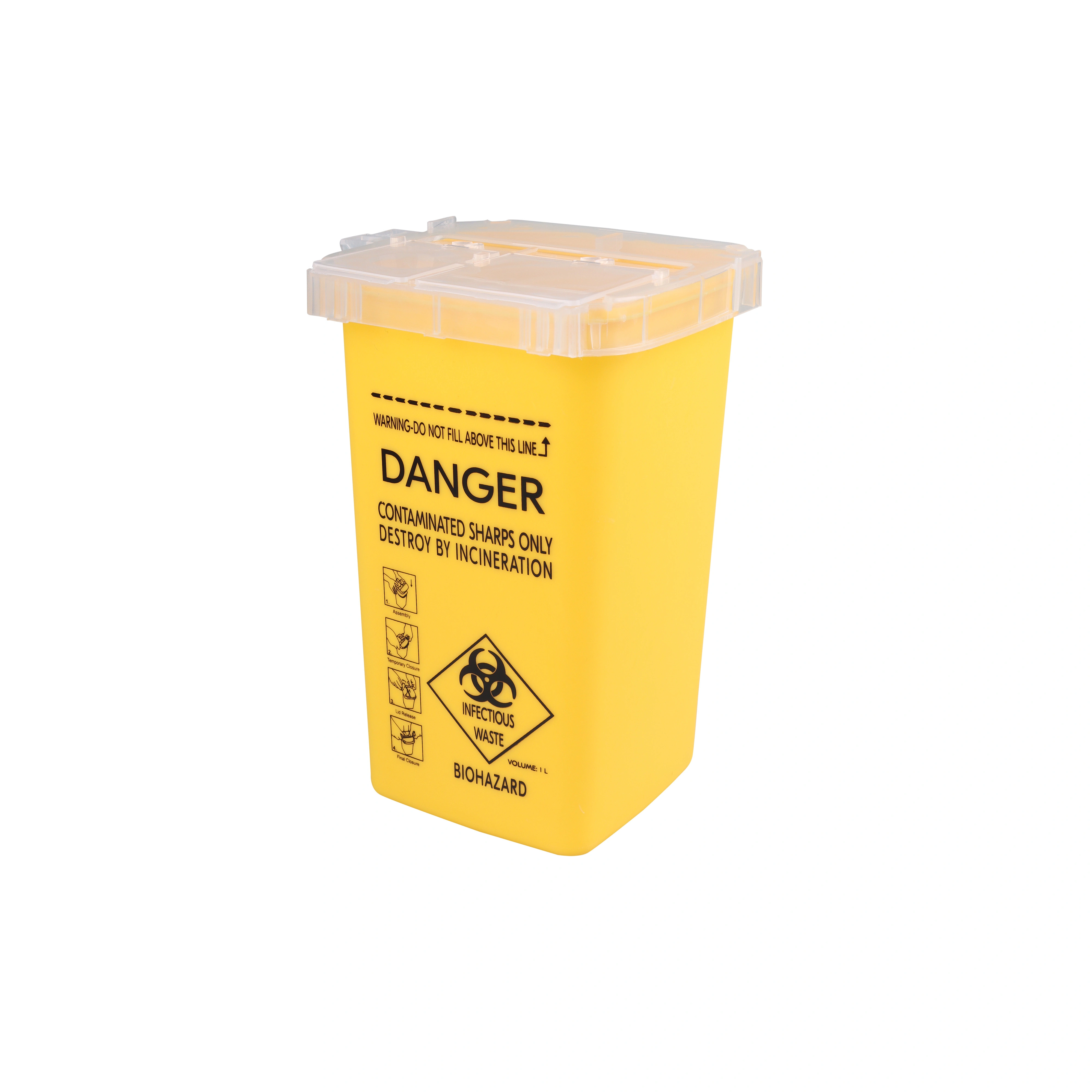 JRL Waste Blade Container, Yellow