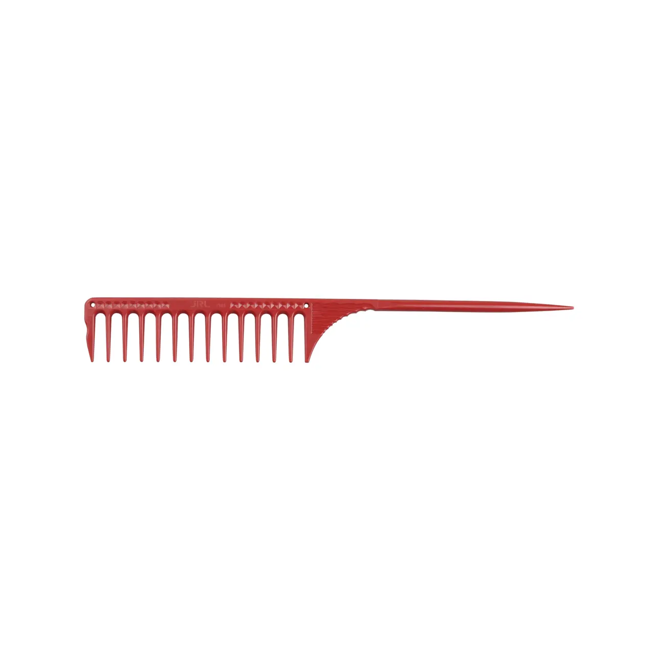 JRL Fine Teeth tail comb 9.8" Red
