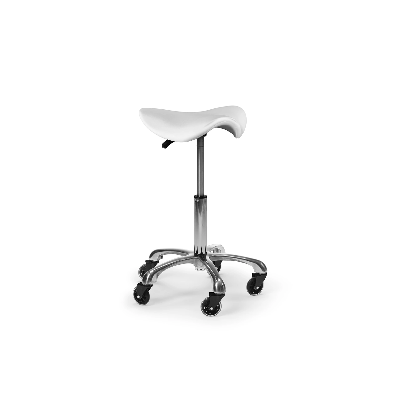 Saddle stool 360, White
