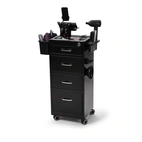 4-drawers Metal Trolley with Code Lock