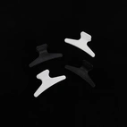 JRL 4-Jaw Hair Clips - 2 Black & 2 White