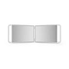 JRL Folding Mirror - White