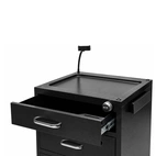 4-drawers Metal Trolley with Code Lock
