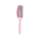 Olivia Garden - Fingerbrush Care Ionic Double Bristles Pastel Pink - Medium