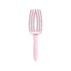 Olivia Garden - Fingerbrush Care Ionic Double Bristles Pastel Pink - Medium