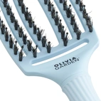 Olivia Garden - Fingerbrush Care Ionic Boar&Nylon Pastel Blue - Medium
