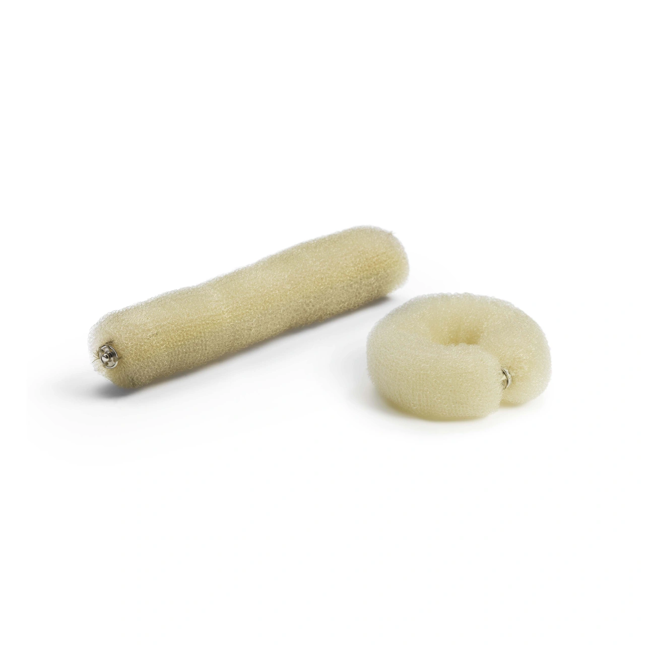 Hair buns 18 cm, blonde