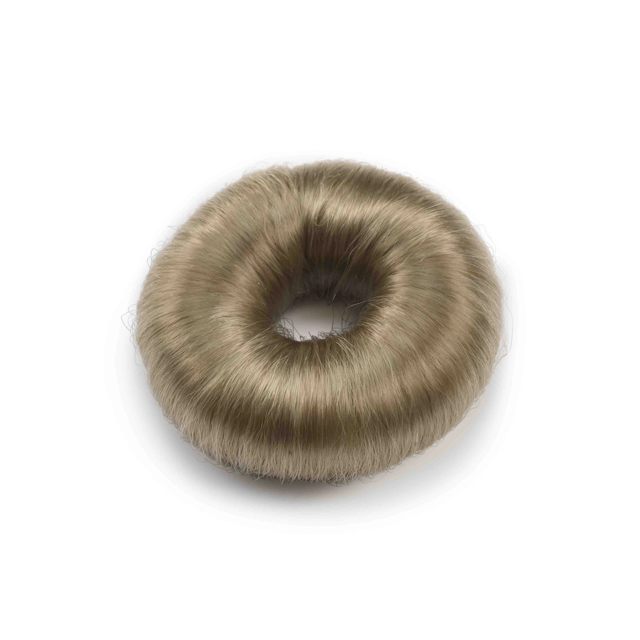 Synthetic hair bun L, blond