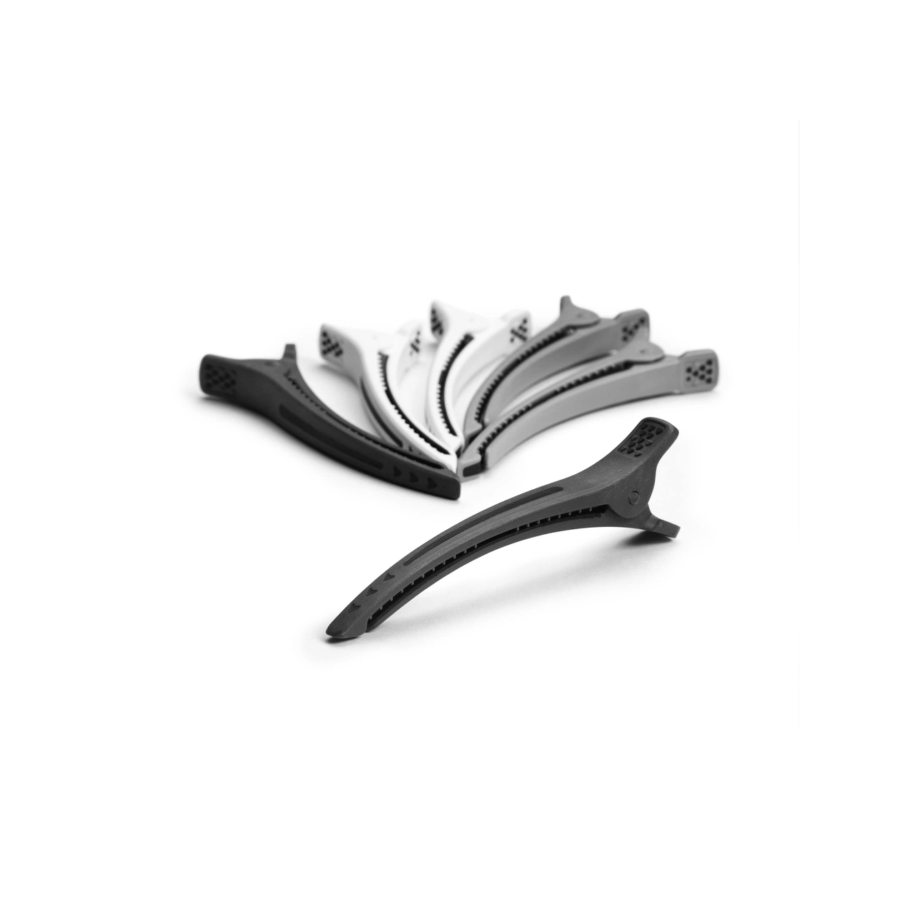 Hair clip, non slip 6-pack