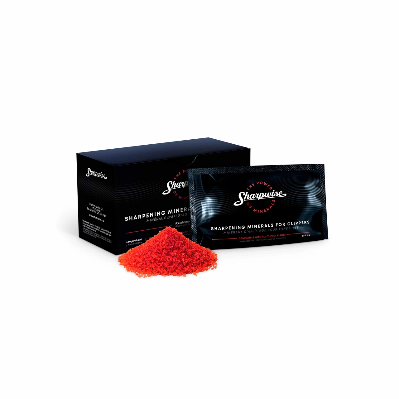 Sharping minerals for clippers 6-pack