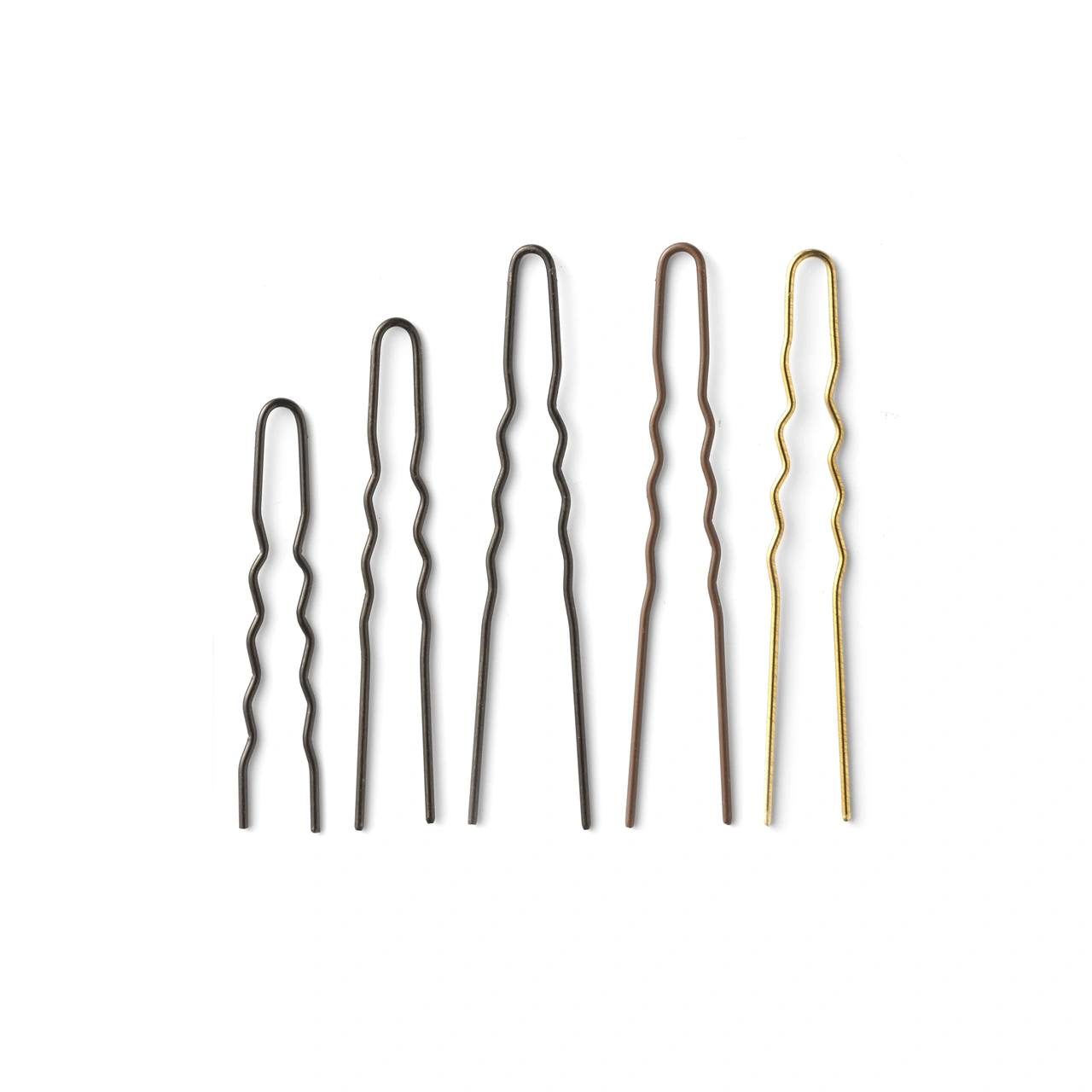 Hair pin, black, 55 mm